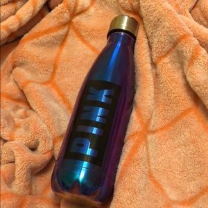 PINK Chrome metal water bottle